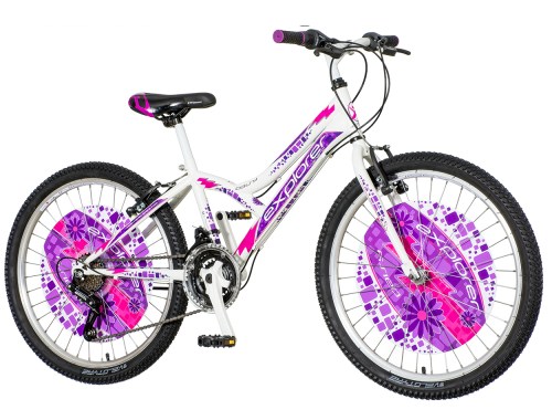 MTB bicikl Explorer Daisy 24 belo ljubičasti (SPY241S)