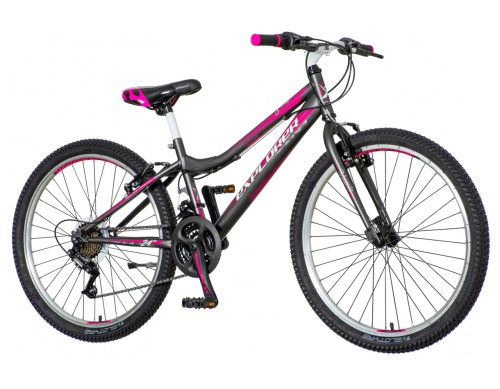 MTB bicikl Explorer Magnito 24 sivo rozi (MAG2410)