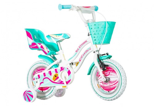 Bicikl Visitor Icecream 16" belo tirkiz roze