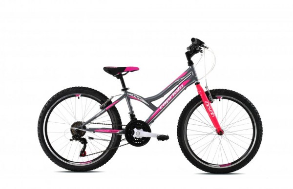 Bicikl Capriolo Diavolo 400 sivo-pink
