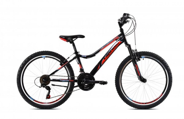Bicikl Capriolo Diavolo DX 400 FS crno-crveno