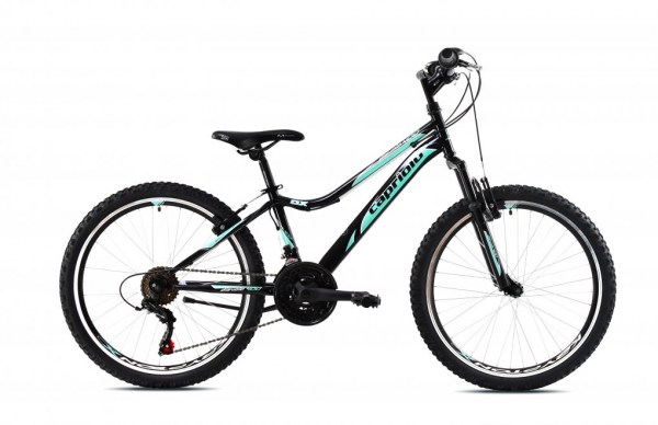 Bicikl Capriolo Diavolo DX 400 FS crno-tirkiz
